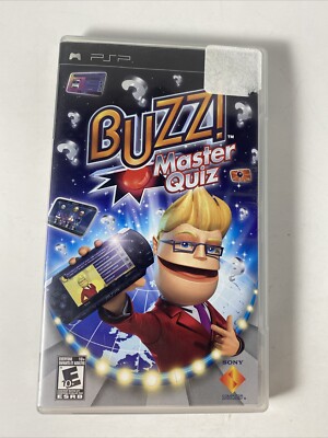 Buzz Master Quiz PSP PlayStation Portable Complete CIB