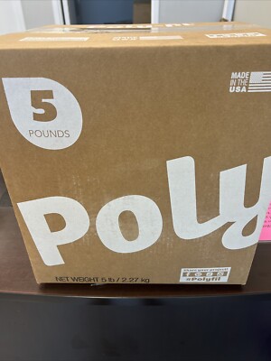 Poly-Fil  Premium Polyester Fiber Fill, 5 Pound Box