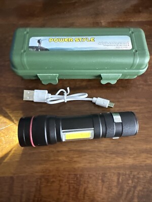 Mini Small Led Flashlight And Camping Lantern Combo Usb Rechargeable Flashlights