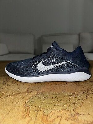 nike free rn flyknit mens running shoes sz 115 royal navy blue gray 831069 406 355165316079
