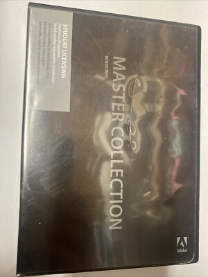ADOBE CS4 CREATIVE SUITE 4 MASTER COLLECTION DVD Windows (Student Licensing)