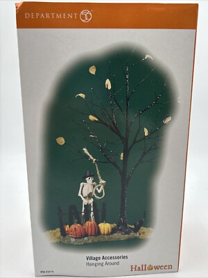 Department 56 Halloween Village Hanging Around #56.53214 New Sealed Box!