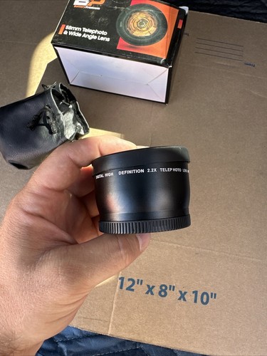 Battery Premium 58mm 2.2X ,0.43X Professional Telephoto Lens