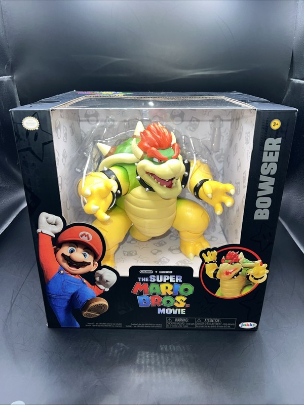 Bowser From The Super Mario Bros. Movie Action Figure 7”