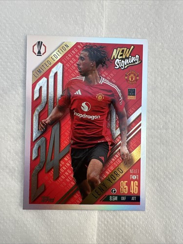 25枚限定 Topps アーノルド Leny Yoro TOPPS Match Attax 24/25 NEW SIGNING LIMITED