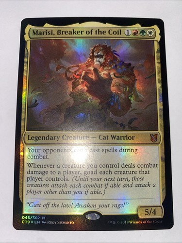 MTG Foil Commander 2019 C19 Marisi, Breaker of the Coil MINT