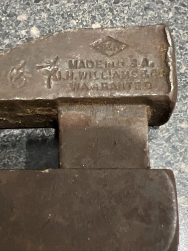 VTG J.H. Williams & Co Wood Handle Adjustable Monkey Wrench & Robinson Wrench