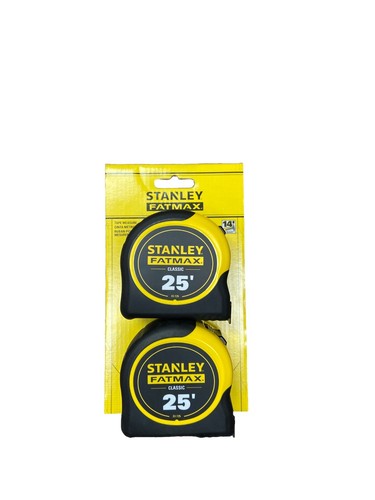 Stanley FMHT74038 FatMax 25 Foot Tape Measure 2 Pack (33-725)