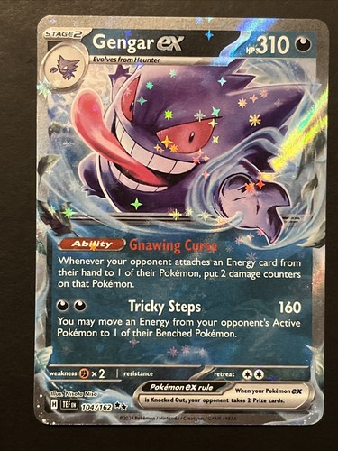Gengar ex 104/162 Sv05: Temporal Forces Holo NM Ultra Rare