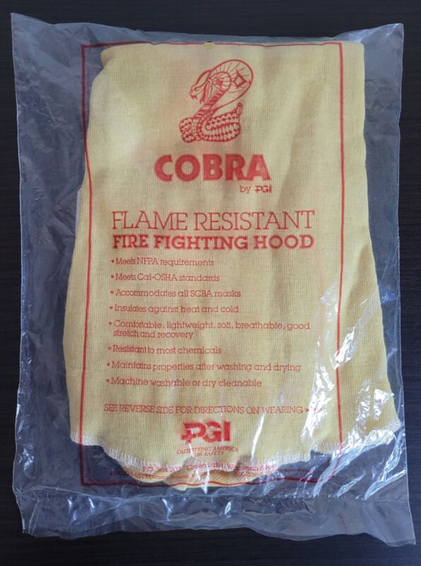 Cobra by PGI - Flame Resistant FIRE FIGHTING HOOD - New!