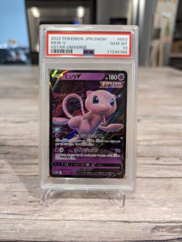 2022 Japanese Pokemon SWSH VSTAR Universe Holo Mew V #53 PSA 2022 Japanese Pokemon SWSH VSTAR Universe Holo Mew V #53 PSA