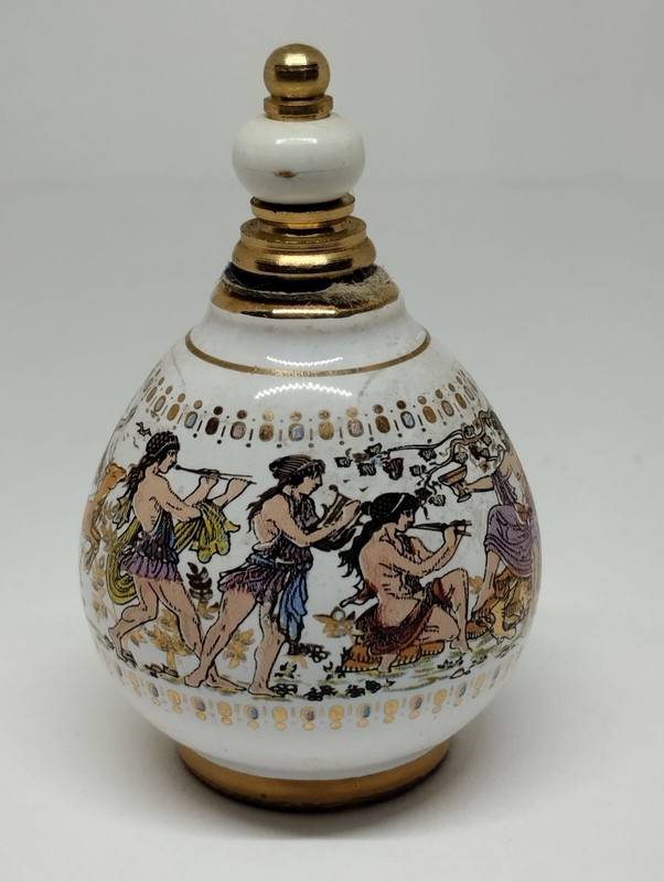 Flacon Vide Vintage RessourÃ§Able Porcelaine Venus GrÃ¨Ce Pallini Attiki