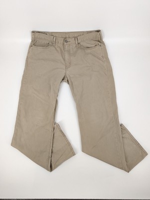 Levis 514 Jeans Tan Khaki 100% Cotton 