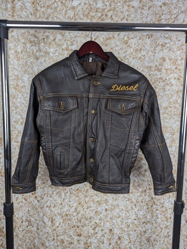 Diesel Vintage 80s 90s Leather Jacket XS/S | eBay Diesel Vintage 80s 90s Leather Jacket XS/S | eBay