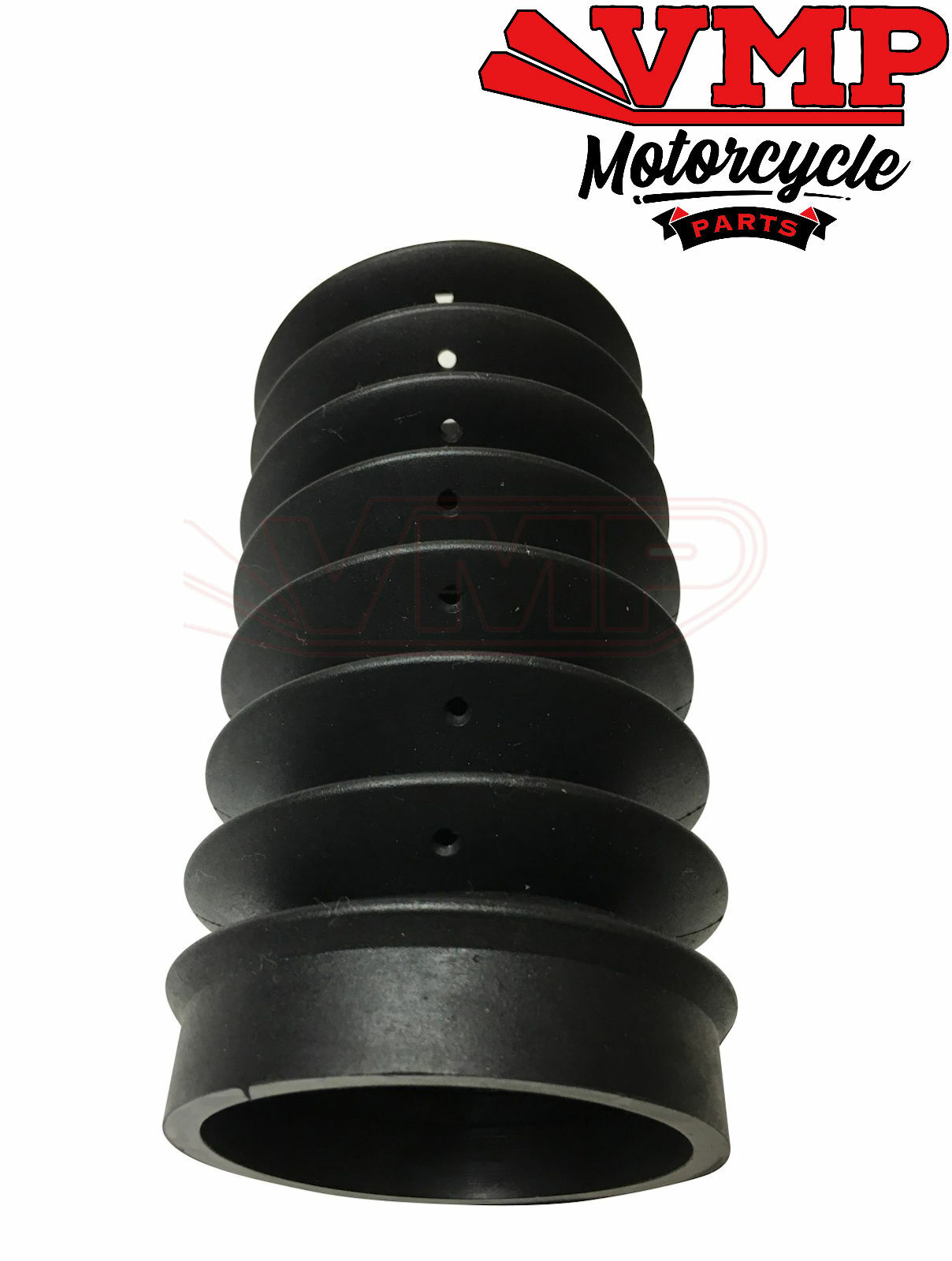 Motorcycle Front Fork Gaiters Short 140mm x 35mm x 55mm Pair Black eBay