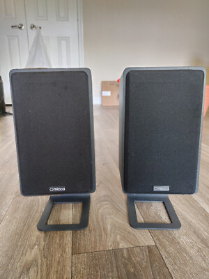 Micca PB42X, 30-Watt Active Powered Bookshelf Speakers, Studio Monitors