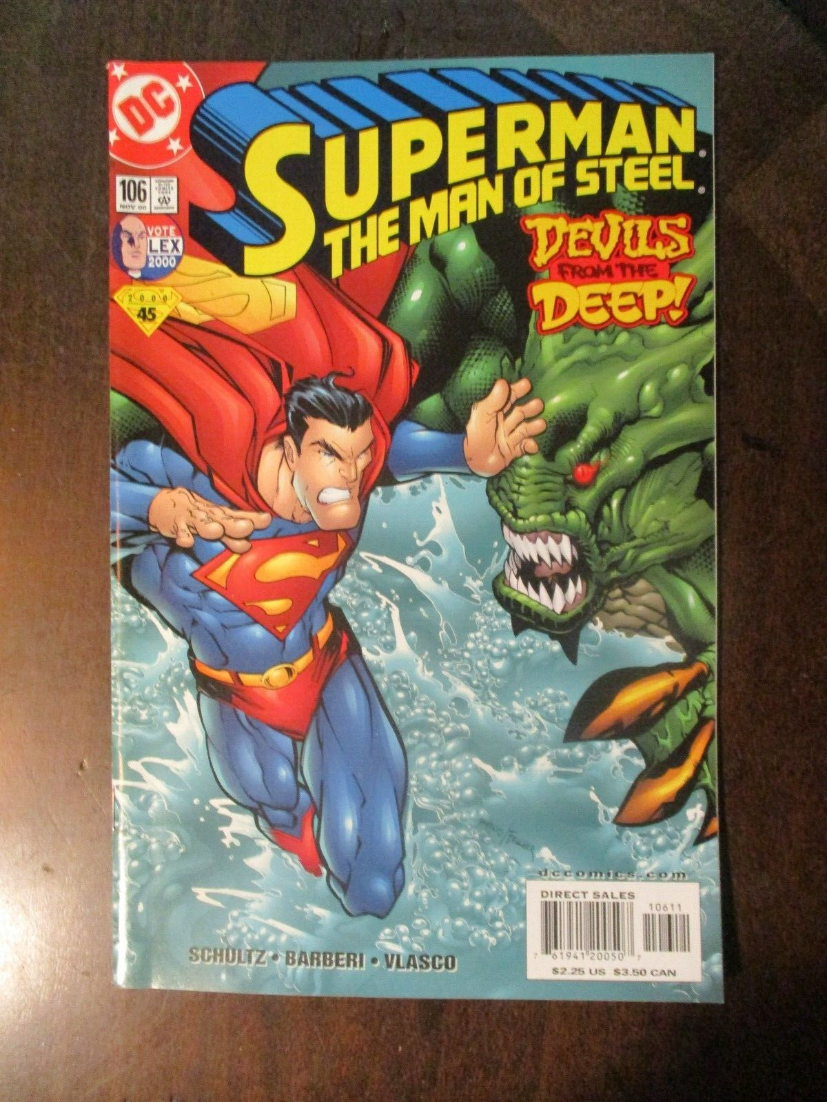 SUPERMAN THE MAN OF STEEL #106 NOVEMBER 2000 DC COMICS NM 9.4