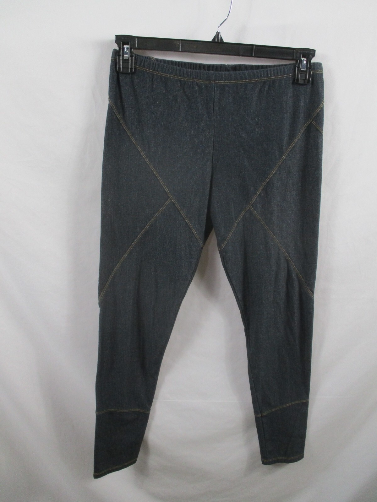 Xhilaration Womens Jegging Pants Large Blue Dark Wash Elastic Waist Cotton  | eBay