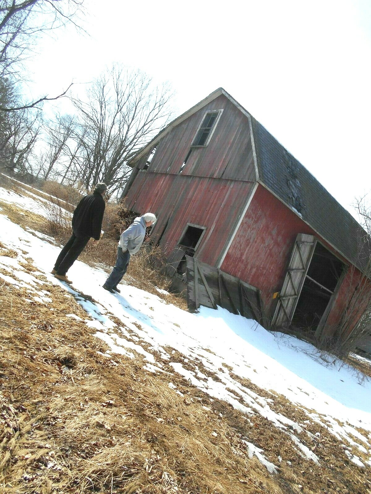 Antique Post & Beam Barn 36 by 24 chestnut and pine some Hand Hewn Beams 1885