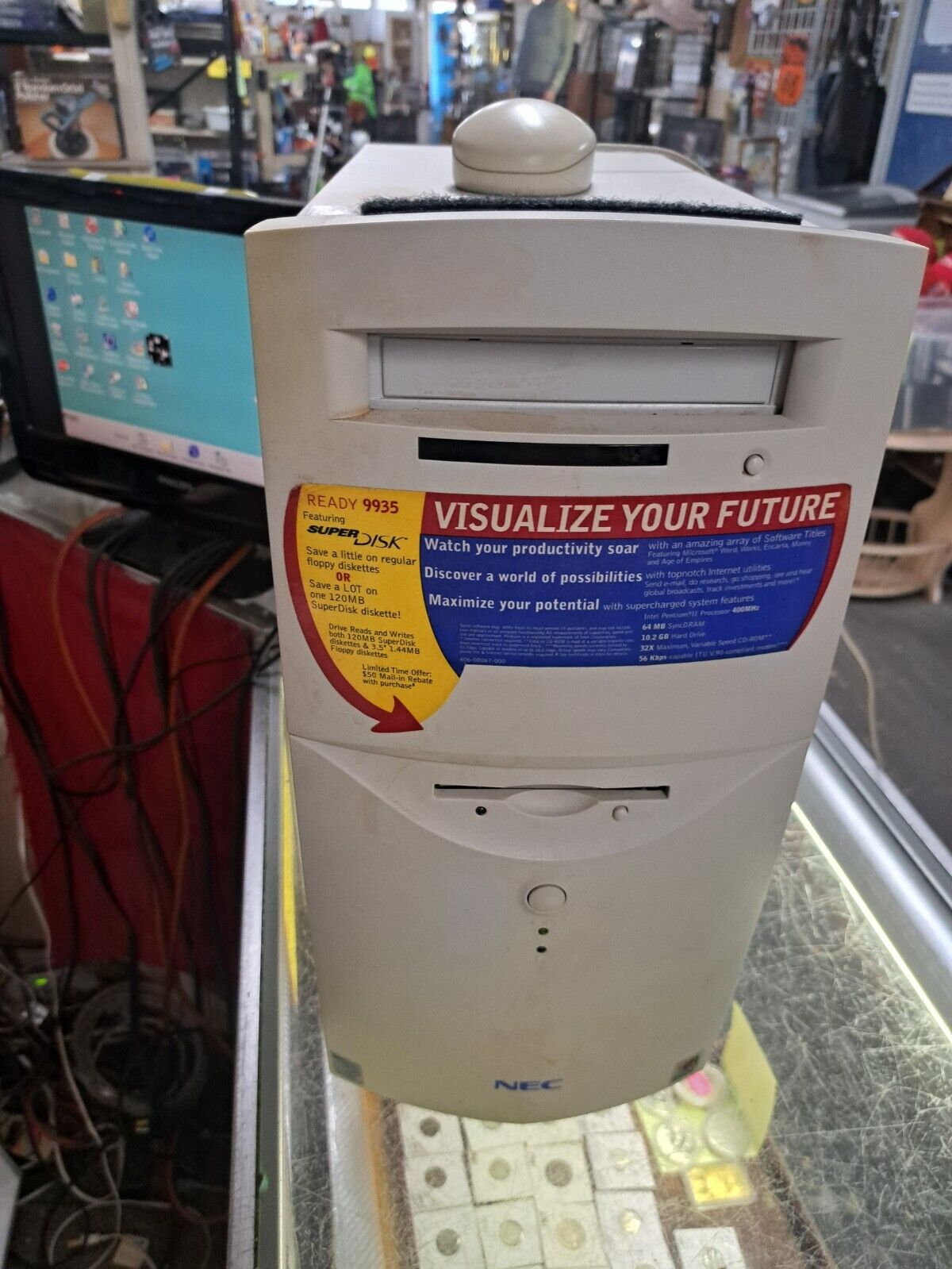 NEC PC98 Tower PC PC-9821V16/M7D2 (Windows98) WORKING (FC60 NEC PC98 Tower PC PC-9821V16/M7D2 (Windows98) WORKING (FC60