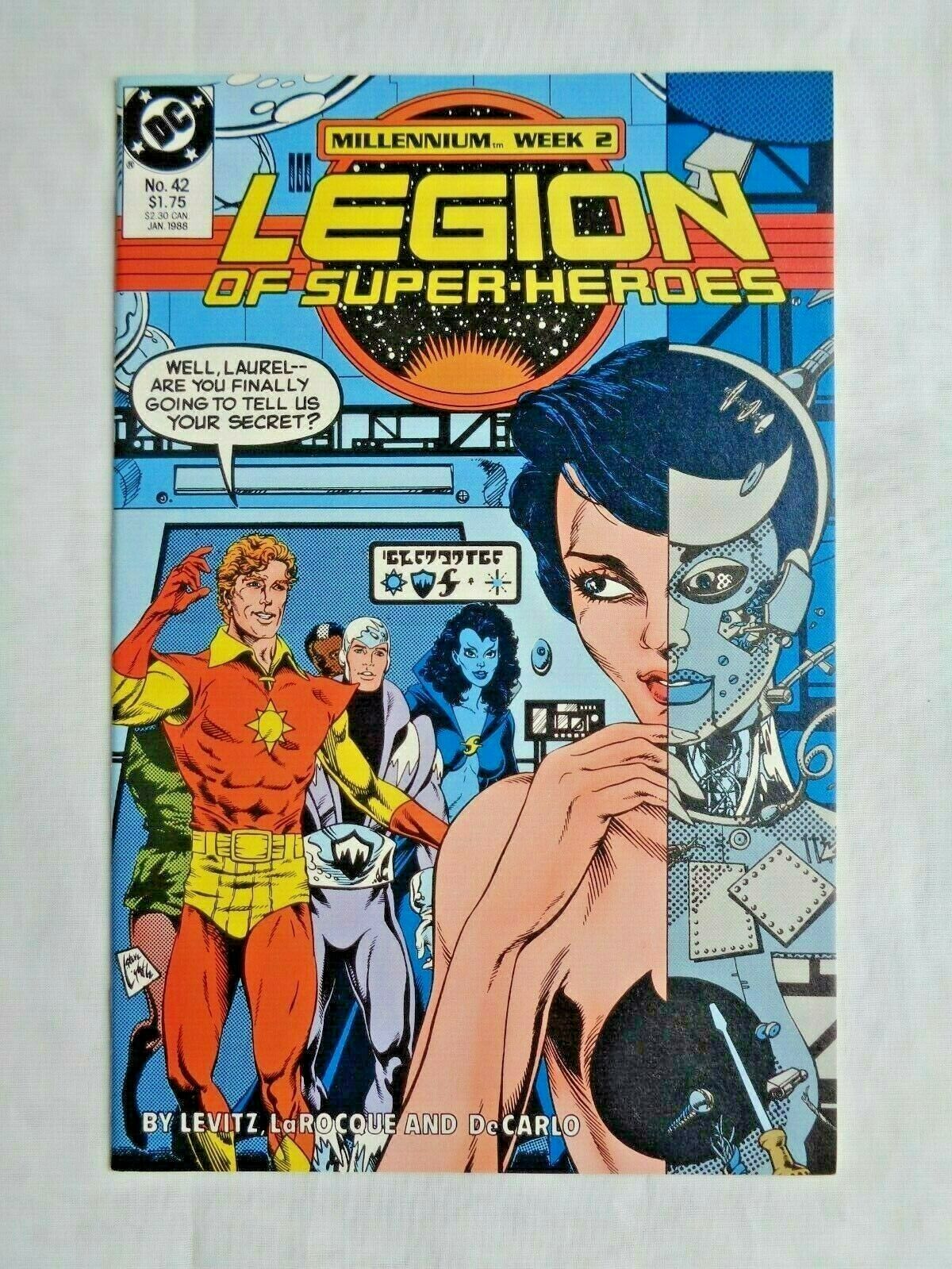Legion Of Super-Heroes (1984 Series) No 42 Jan 1988 DC Comics 1st Print NM (9.4) Legion Of Super-Heroes (1984 Series) No 42 Jan 1988 DC Comics 1st Print NM (9.4)
