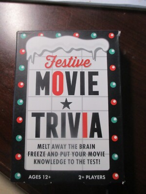 Professor Puzzle Christmas Festive Movie Trivia Game Brand New! Sealed FREE SHIP