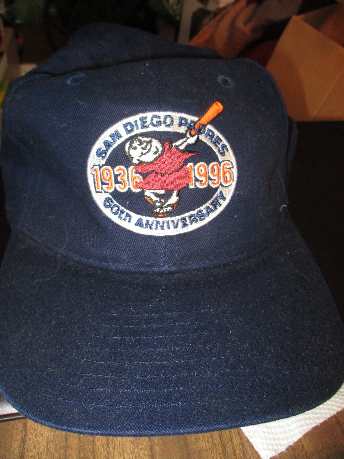帽子 SSBD / 10th Anniversary Inspiration Cap 1996 Blue SAN DIEGO PADRES 60TH Anniversary Logo Adjustable