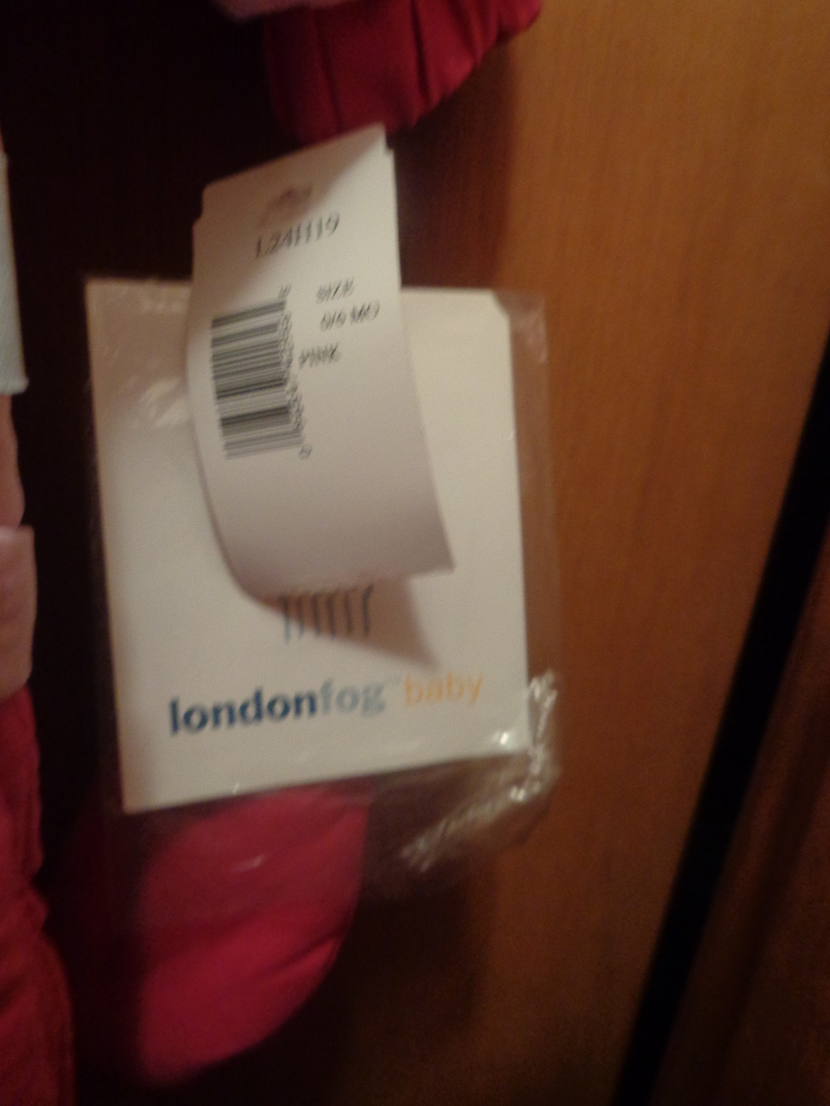 London Fog NWT Shades of Pink Zipper Pockets Hoodie Mittens Size 0-6 months