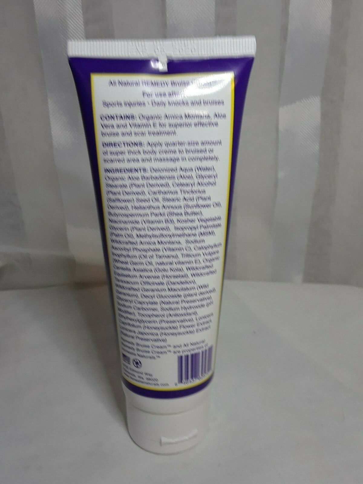 Remedy Bruise Cream - All Natural, Arnica, Aloe & Vitamin E, 4 oz., Moisturizing