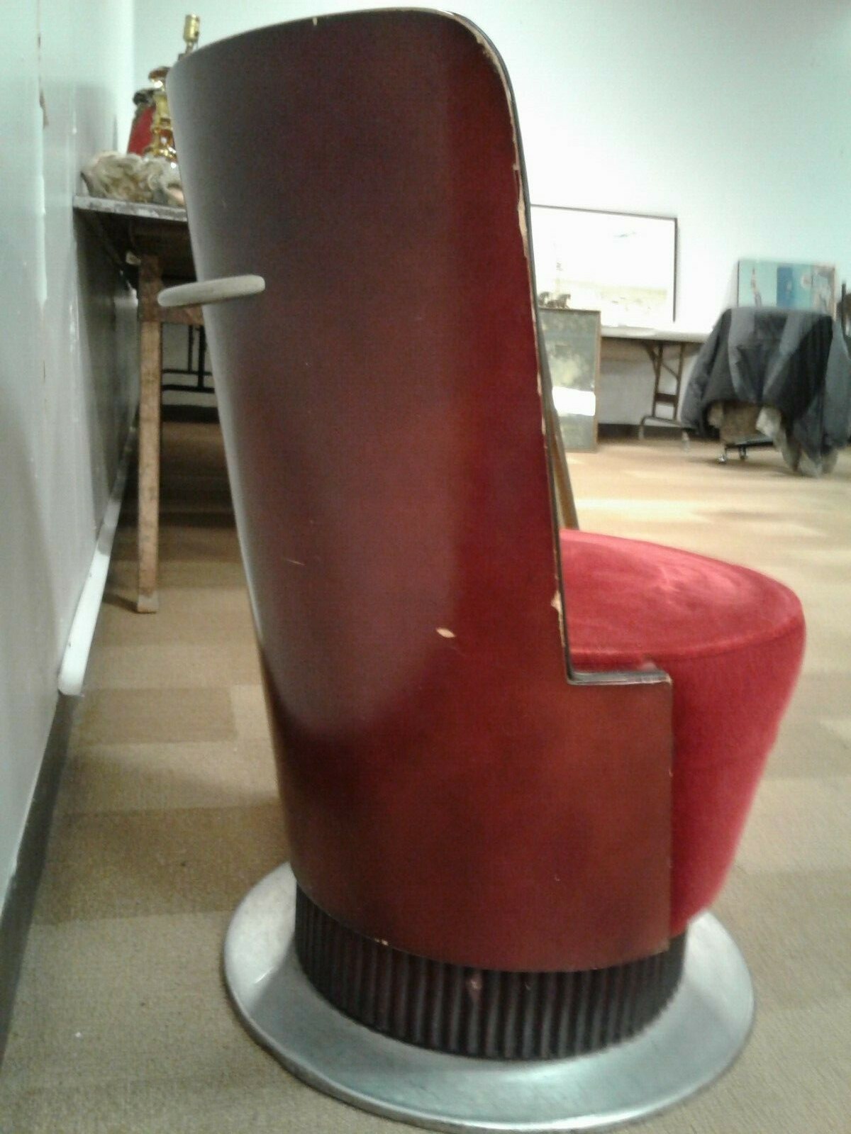 1940'S Deco Matching Bent Laminated Wooden Back Roxi Nightclub Chairs(Set of 18)