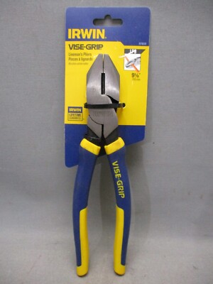 Irwin Vise-Grip 9 1/2''  Lineman's Pliers New
