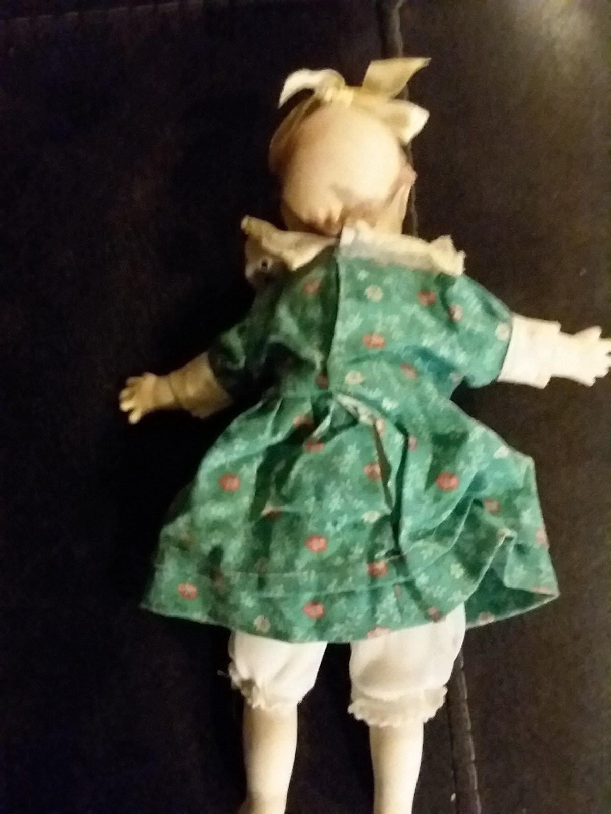 VINTAGE BISQUE PORCELAIN 10 inch KEWPIE DOLL EUC