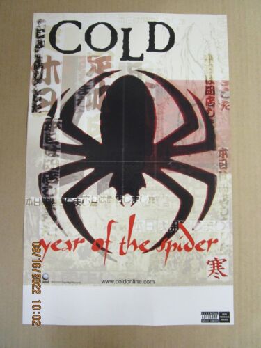 COLD Year Of The Spider Promo Poster New! Unused! 2003 Flip/Geffen Records/A&M