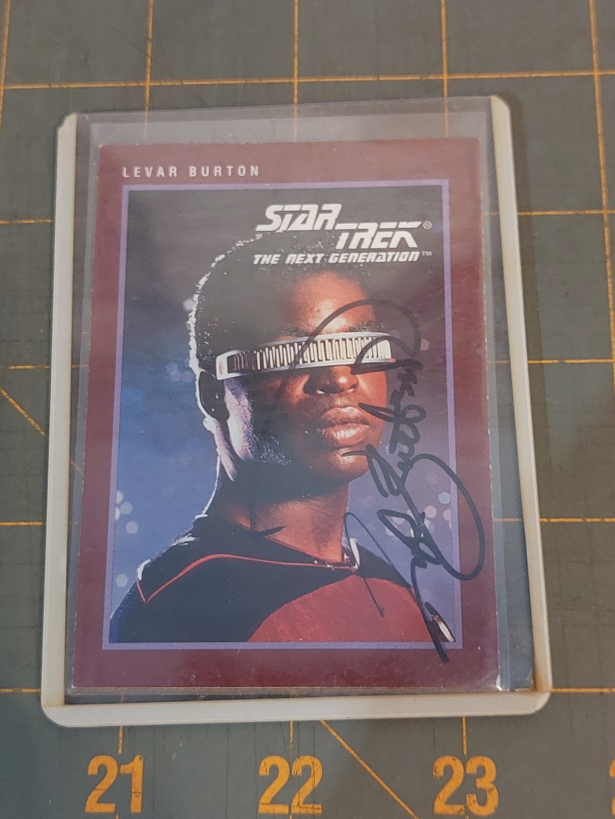 その他 LeVar Burton autograph LeVar Burton autograph collection entry at StarTiger
