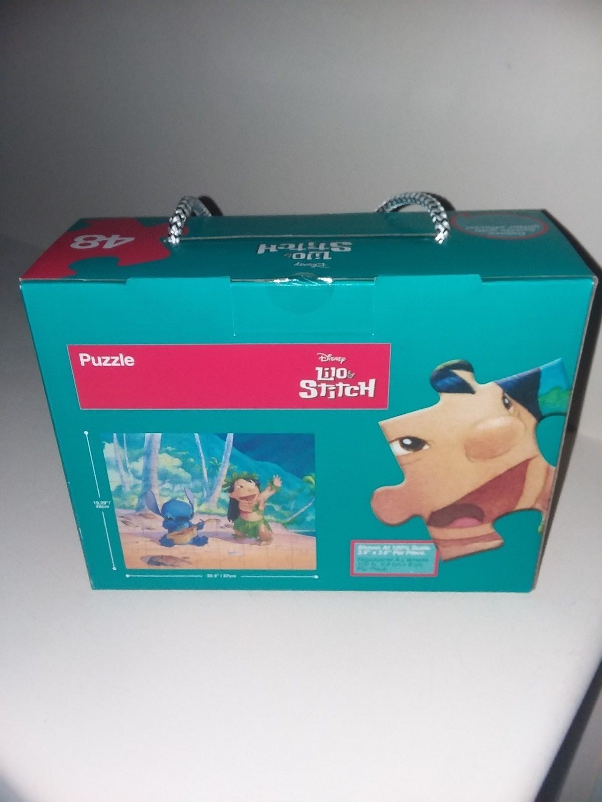 NIB New Disney Lilo & Stitch Puzzle 48 Piece Deluxe With Glitter Effects 22 x 19