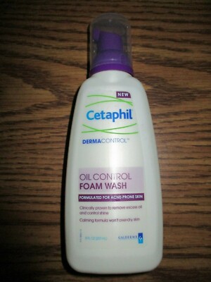 new Cetaphil DermaControl Oil Removing Foam Wash