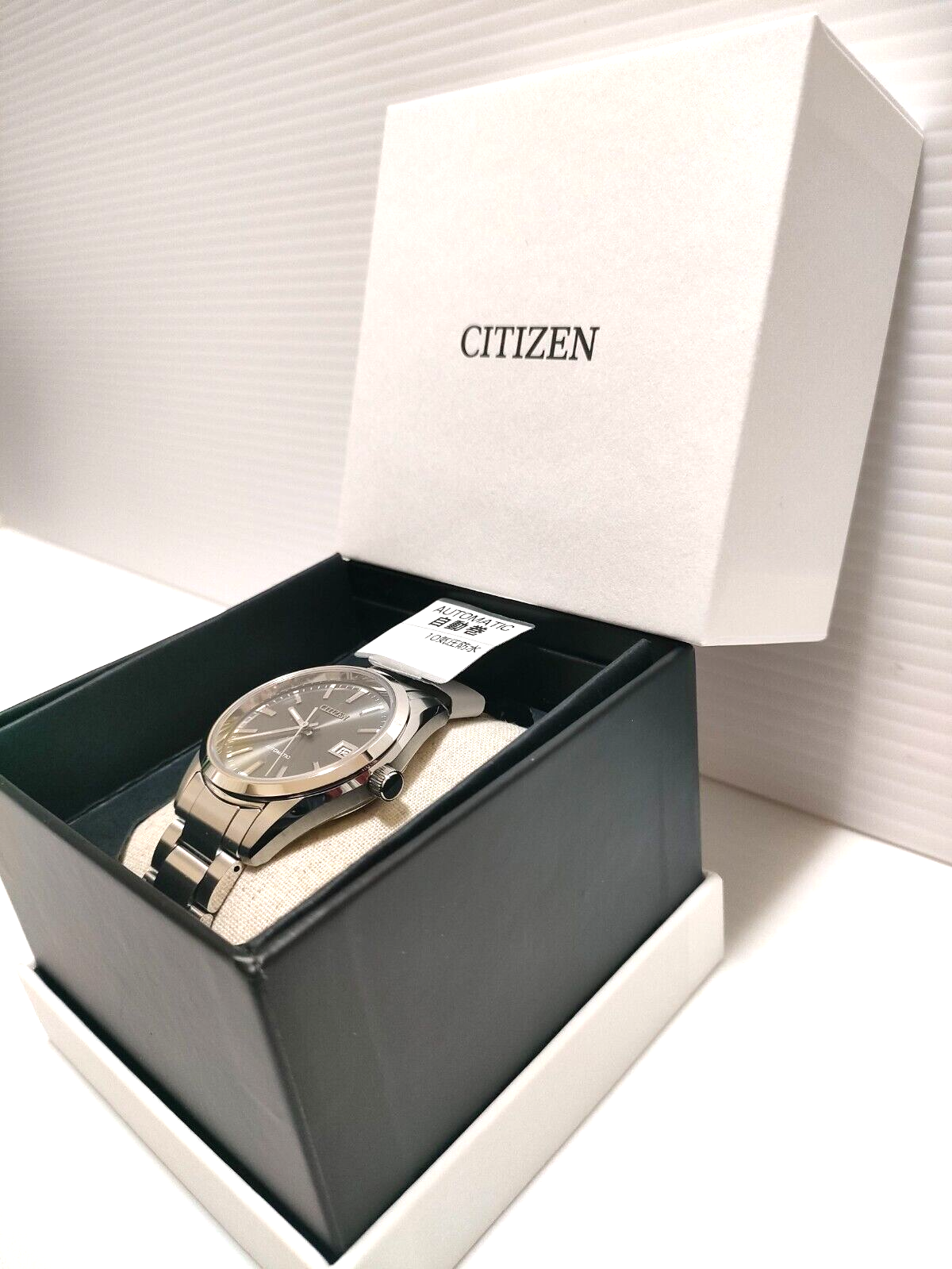 Pre-owned Citizen Mechanical Nb1050-59h Dial Automatic Sapphire Glass Men Watch From Japan