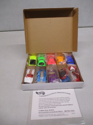 1992 Hot Wheels Prize Winner 10 Car Set D