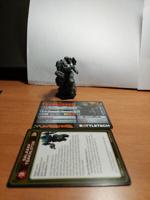 Battletech CGL jumping Thunderbolt Mech with cards - Eridani Light Horse Lance