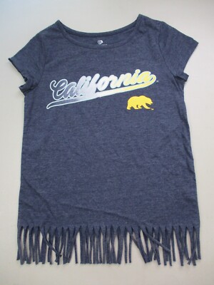 Calfornia Golden Bears T-Shirt Girls Medium 7/8 Berkeley University Colosseum 