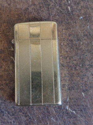 Vintage Gold-Tone Scripto Butane Lighter, Needs Flint & Fluid