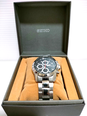 SEIKO SND371 P1 Chronograph Watch Overseas Reimported Models
