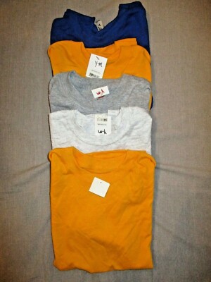 851B5-L01 Hanes Youth Comfort Blend Tagless T-Shirt 5 Shirts Medium Asst