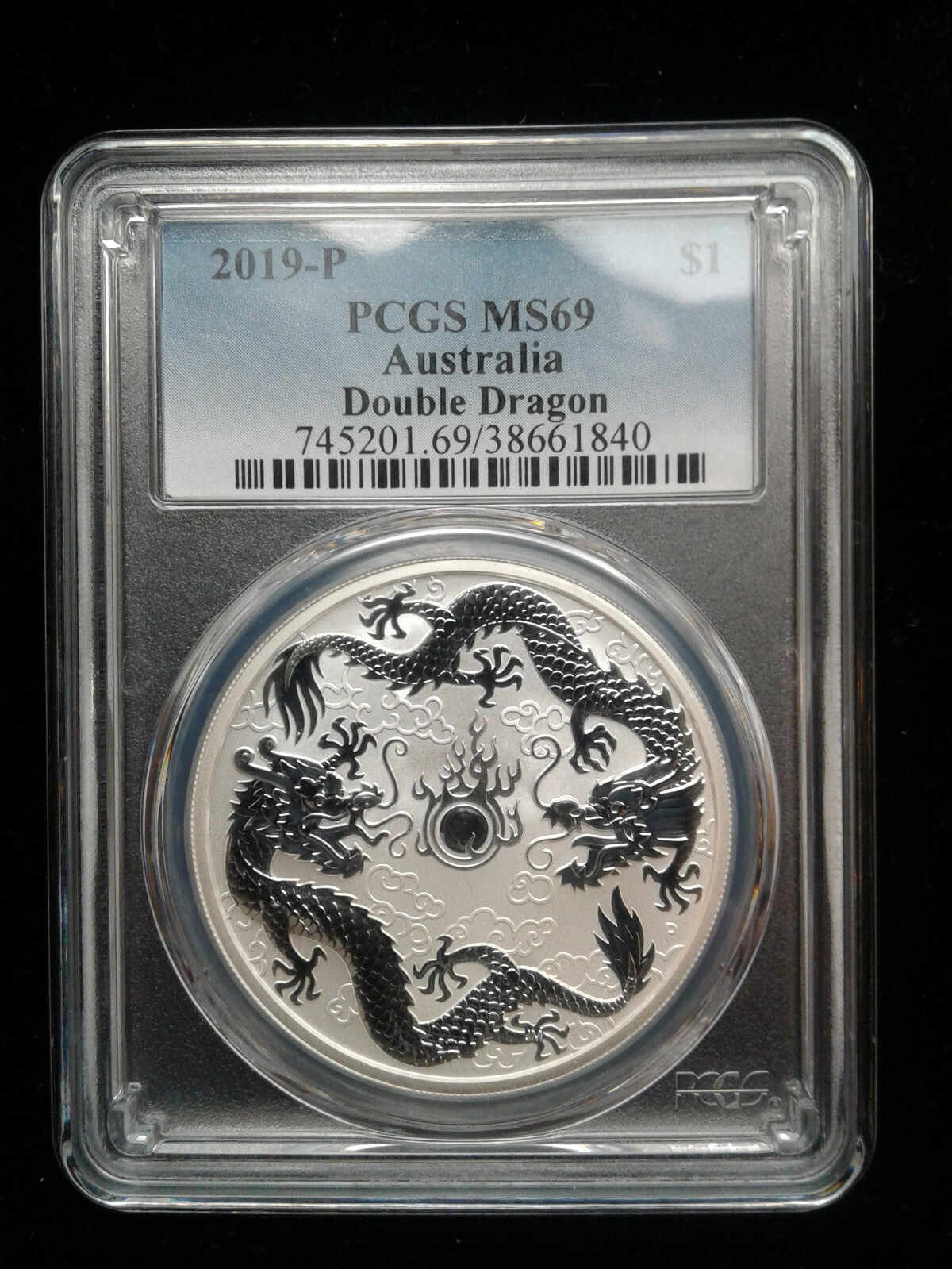 2019年 1オンス オーストラリア ダブルドラゴン銀貨コイン 2019年 1オンス オーストラリア ダブルドラゴン銀貨コイン $_57