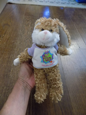 Build a Bear Workshop Girl Scouts Join the Fun Shirt Fuzzy BUNNY Rabbit Plush EC