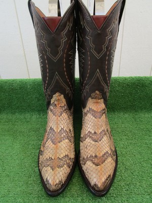 handmade rattlesnake boots