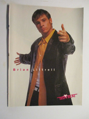 BRIAN LITTRELL CHRIS KIRKPATRICK PIN UP TEEN BEAT MAGAZINE PICTURE CLIPPING W21
