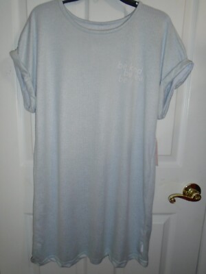 NWT Danskin BE KIND BE REAL BE YOU Light Jade Green Sleep Shirt Pajama Size XL