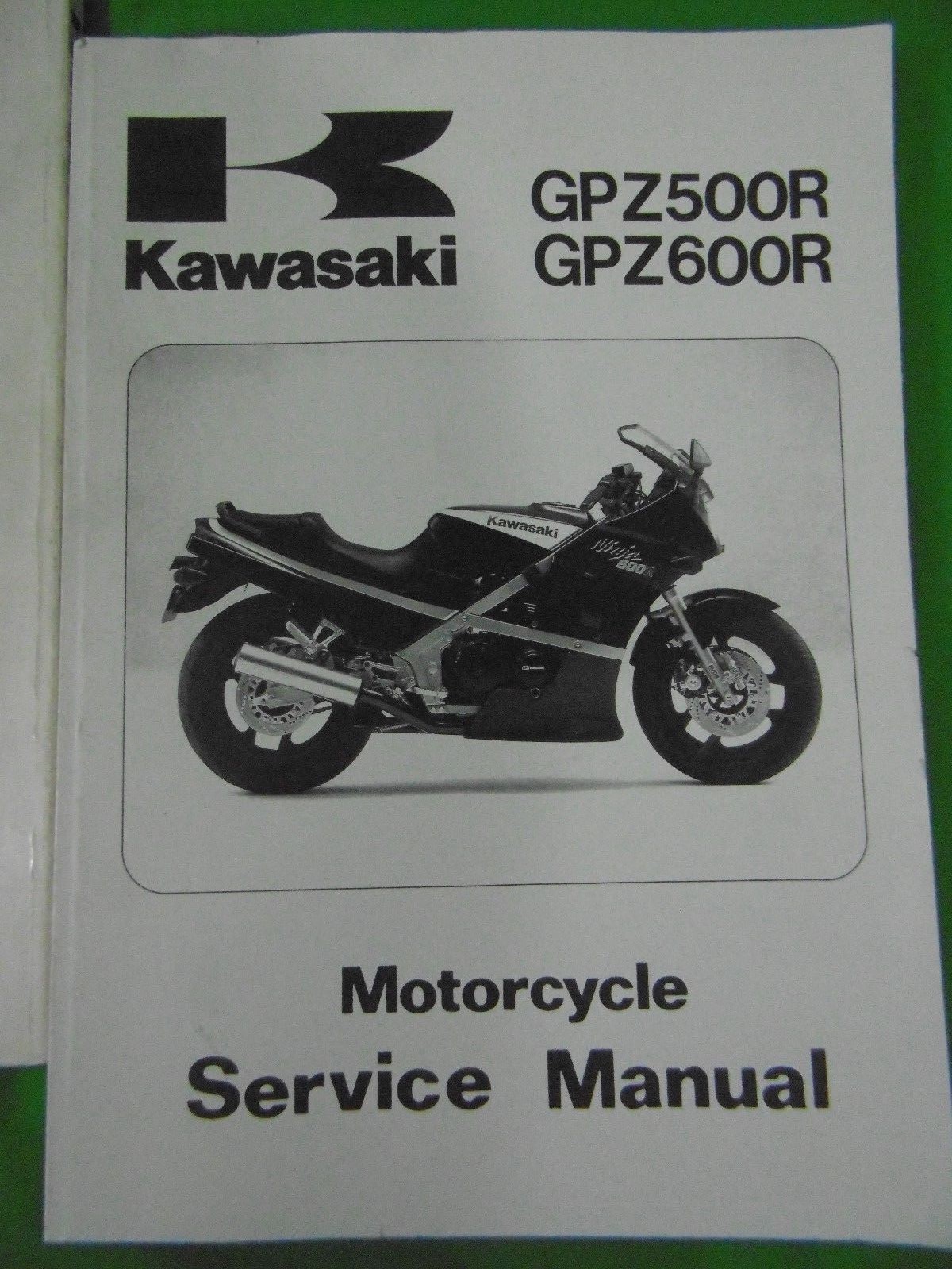 Geunuine Kawasaki Lot of 2 Manuals1996 GPZ1100 ABS 1985 - 1989 GPZ500R  GPZ600R