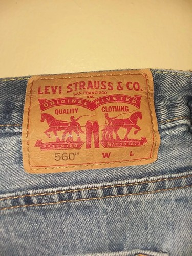 NEW rare vtg LEVIS 560 jeans 56x 28 advertising store display  big huge